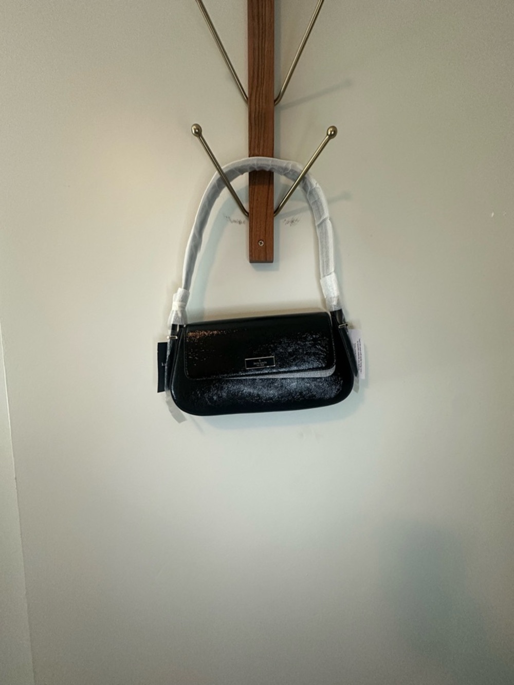 kate spade Black Patent Shoulder Bag